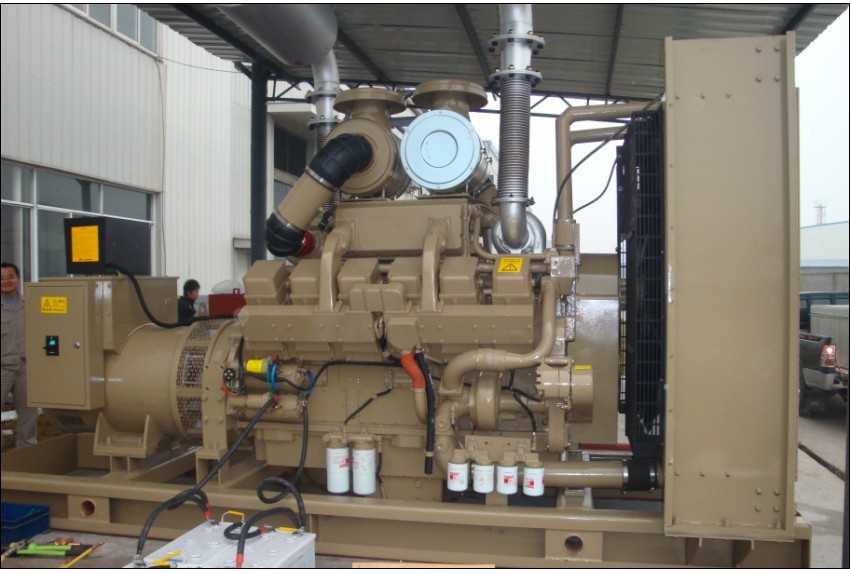 高密应急800kw康明斯高压系列柴油发电机组